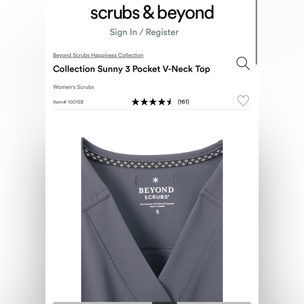 2X scrub and beyond worn once